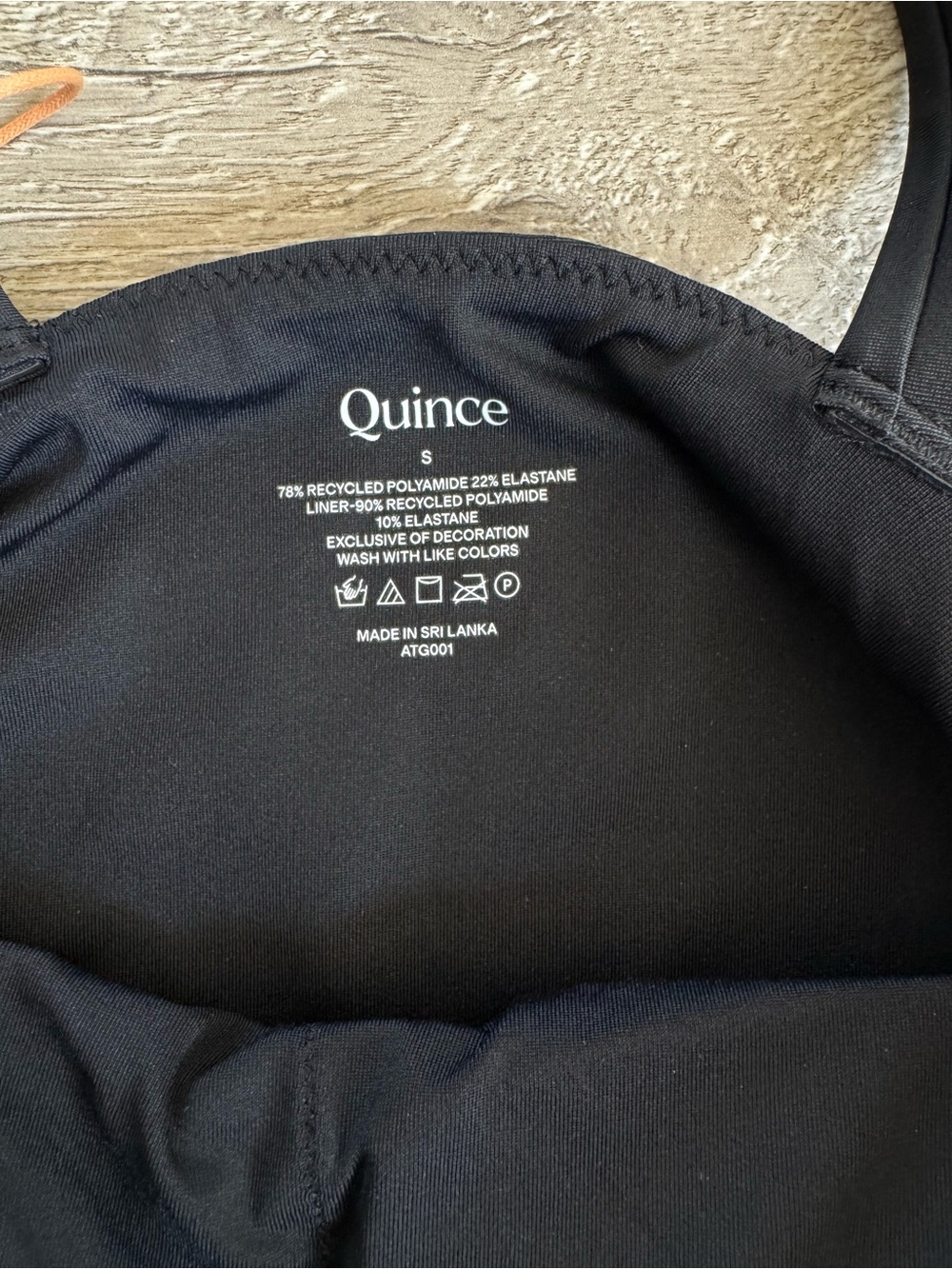 Quince Italian One Shoulder One Piece Swimsuit Black Size Small - Picture 7 of 12